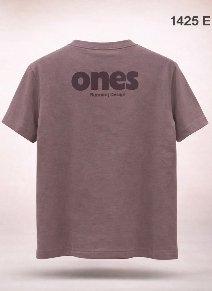 Gatsby Typography Printed T-Shirt for Men – Premium Cotton Regular Fit - 1425 E-MAUVE