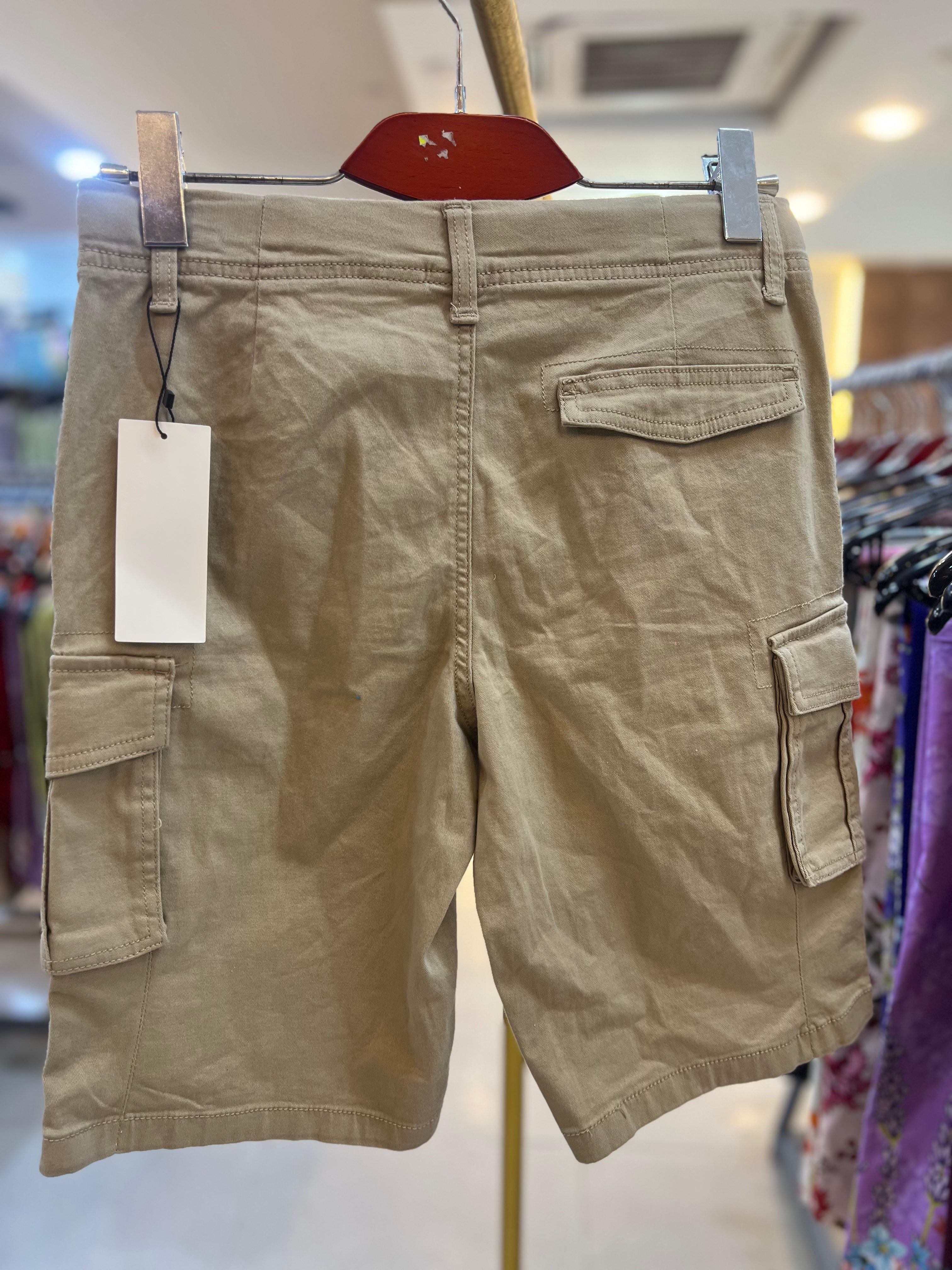 Premium Men’s Casual Shorts Khaki Beige-C17