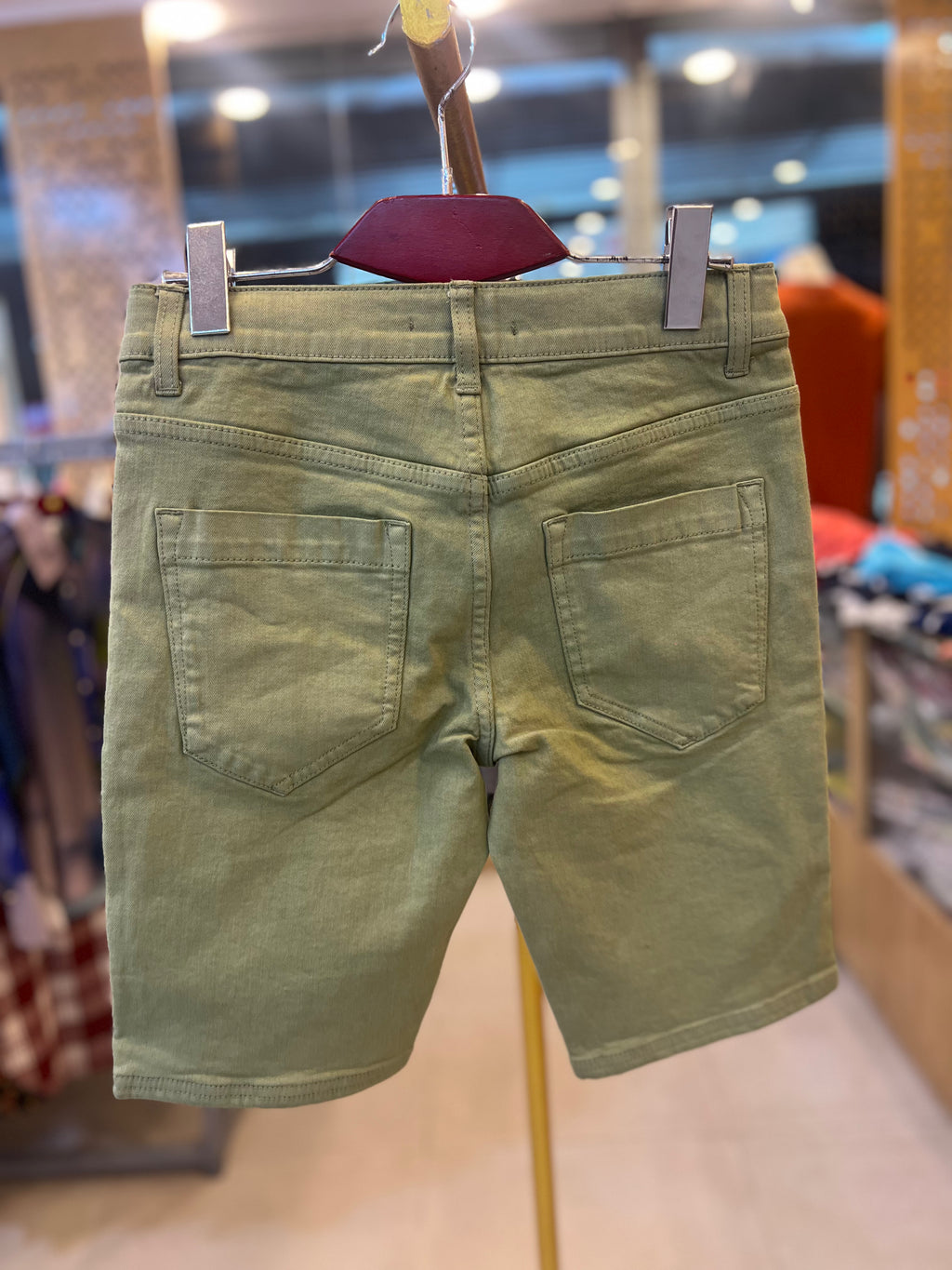 Premium Men’s Casual Shorts Olive Green-C72