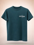 Gatsby Typography Printed T-Shirt for Men – Premium Cotton Regular Fit 1407 D- green