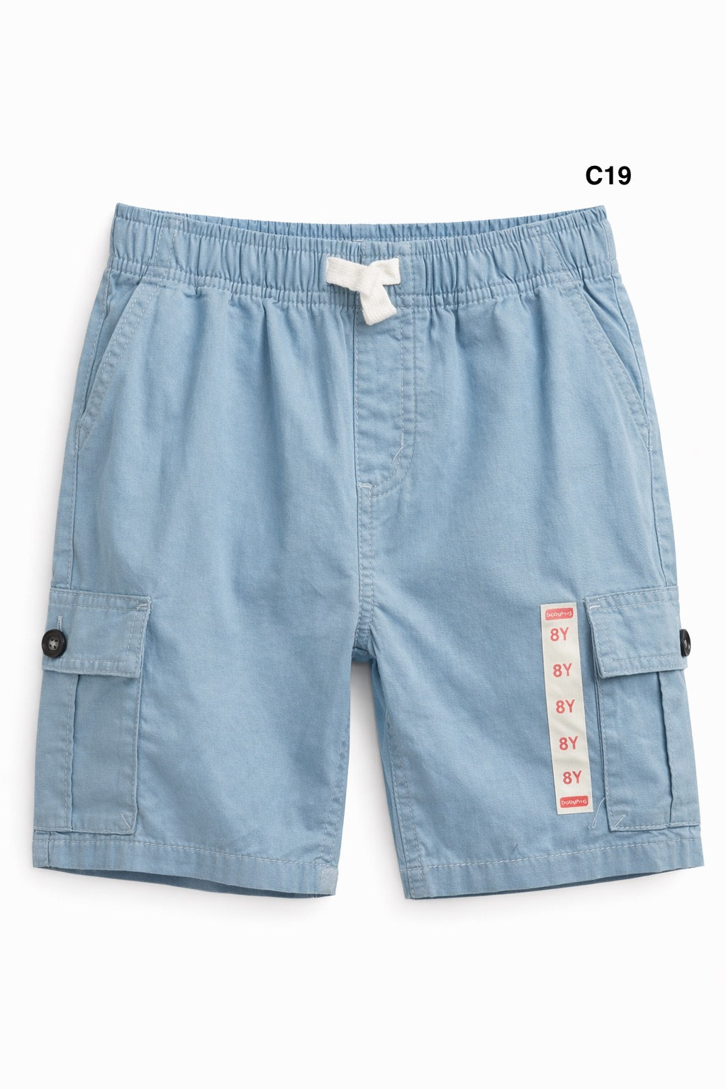Boys Premium Solid Cotton Shorts-C19