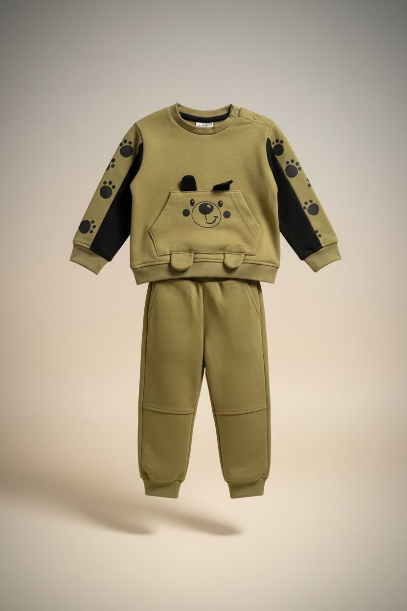 GATSBY Kids Premium Contrast Panel Sweatshirt & Jogger Set 904