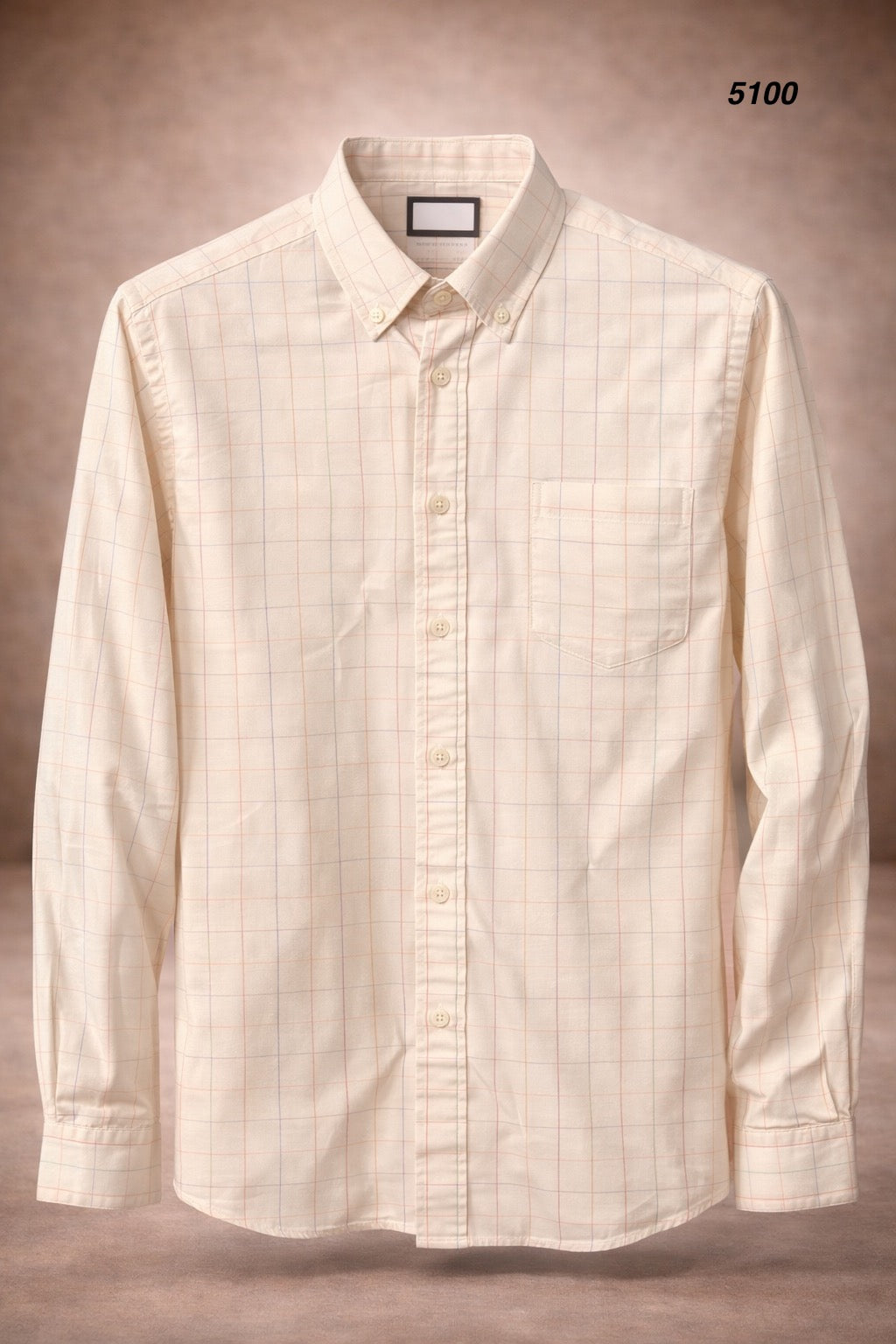 GATSBY Mens F/S Shirt_ Ted Bernhardt Light Beige 5100
