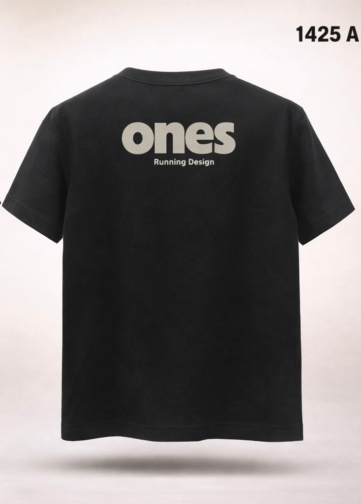 Gatsby Typography Printed T-Shirt for Men – Premium Cotton Regular Fit - 1425 A- BLACK