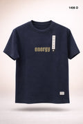 Gatsby Oversized T-Shirt for Men – Premium Stretch Cotton 1406 D Navy