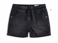 Boys Denim Black Shorts-C75