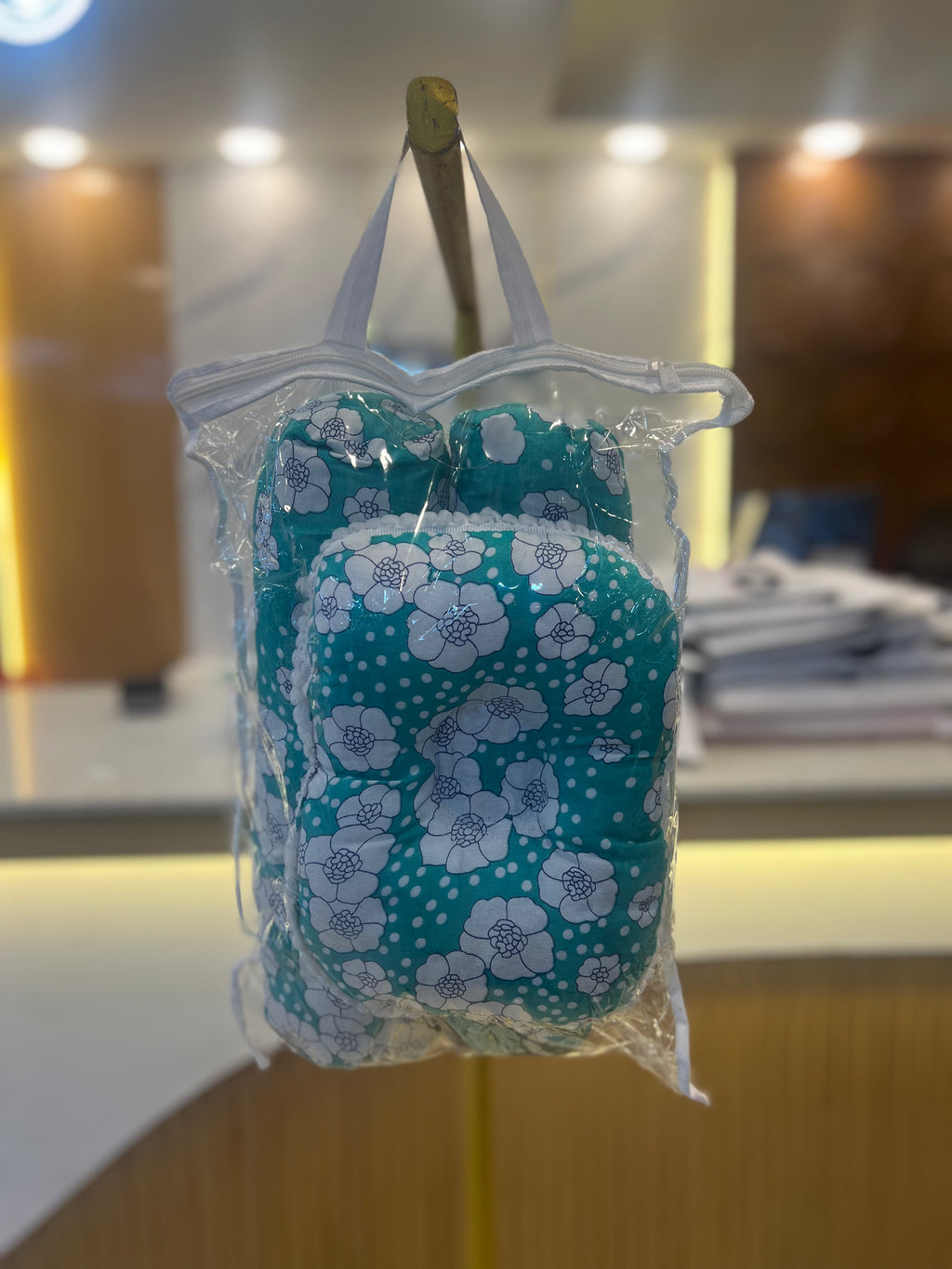 Baby Cotton Pillow & Side Bolster Set-C234