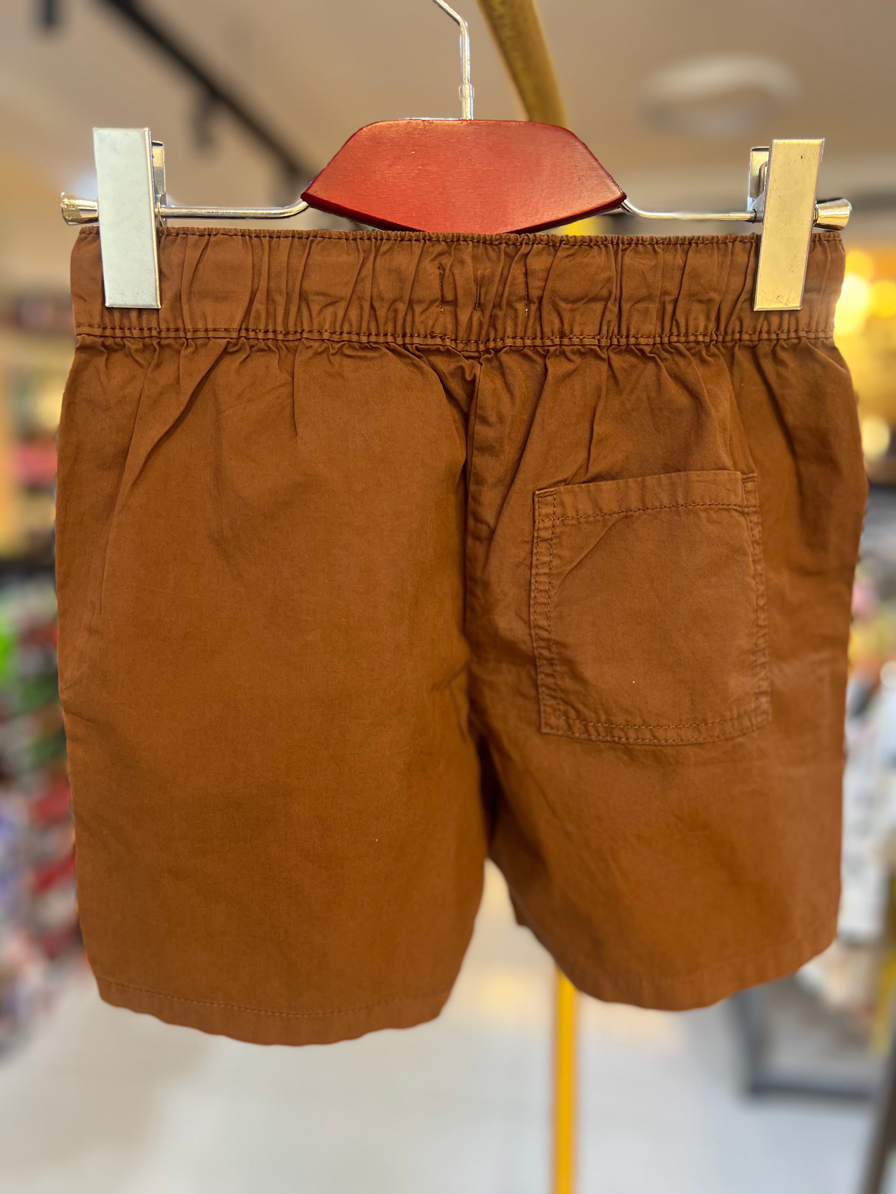 Premium Boys Casual Shorts Chocolate Brown-C423