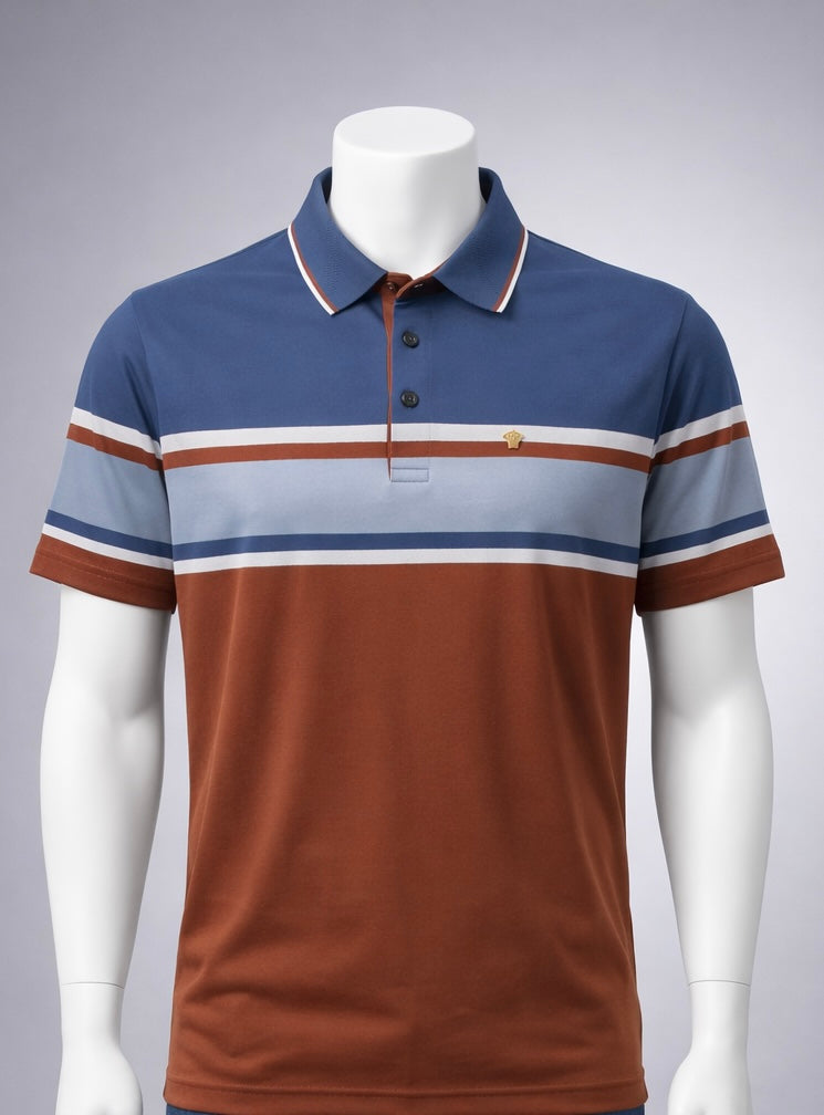 Men's Premium Colorblock Polo T-Shirt 087