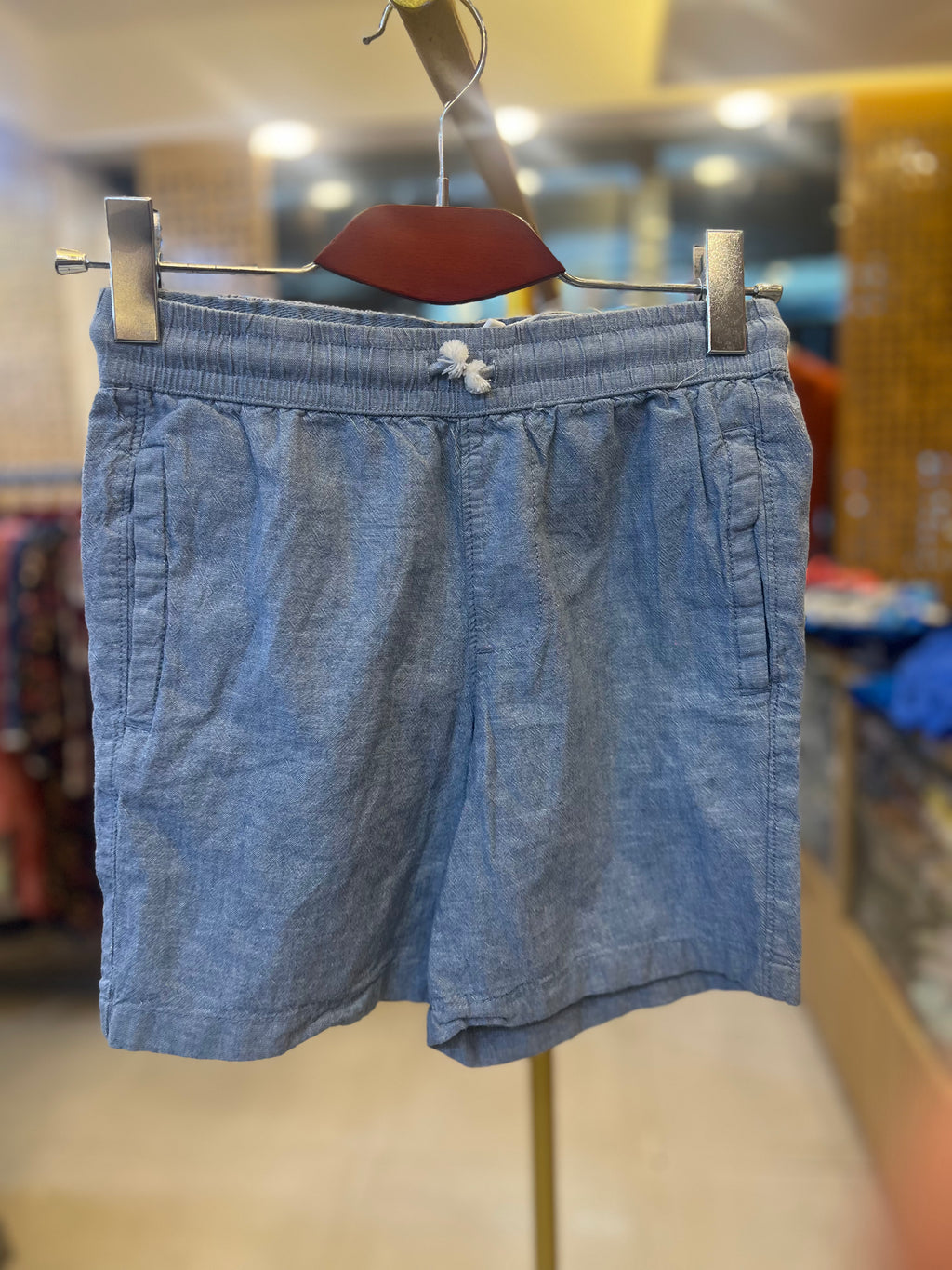 Premium Boys Casual Shorts Dusty Sky-C36
