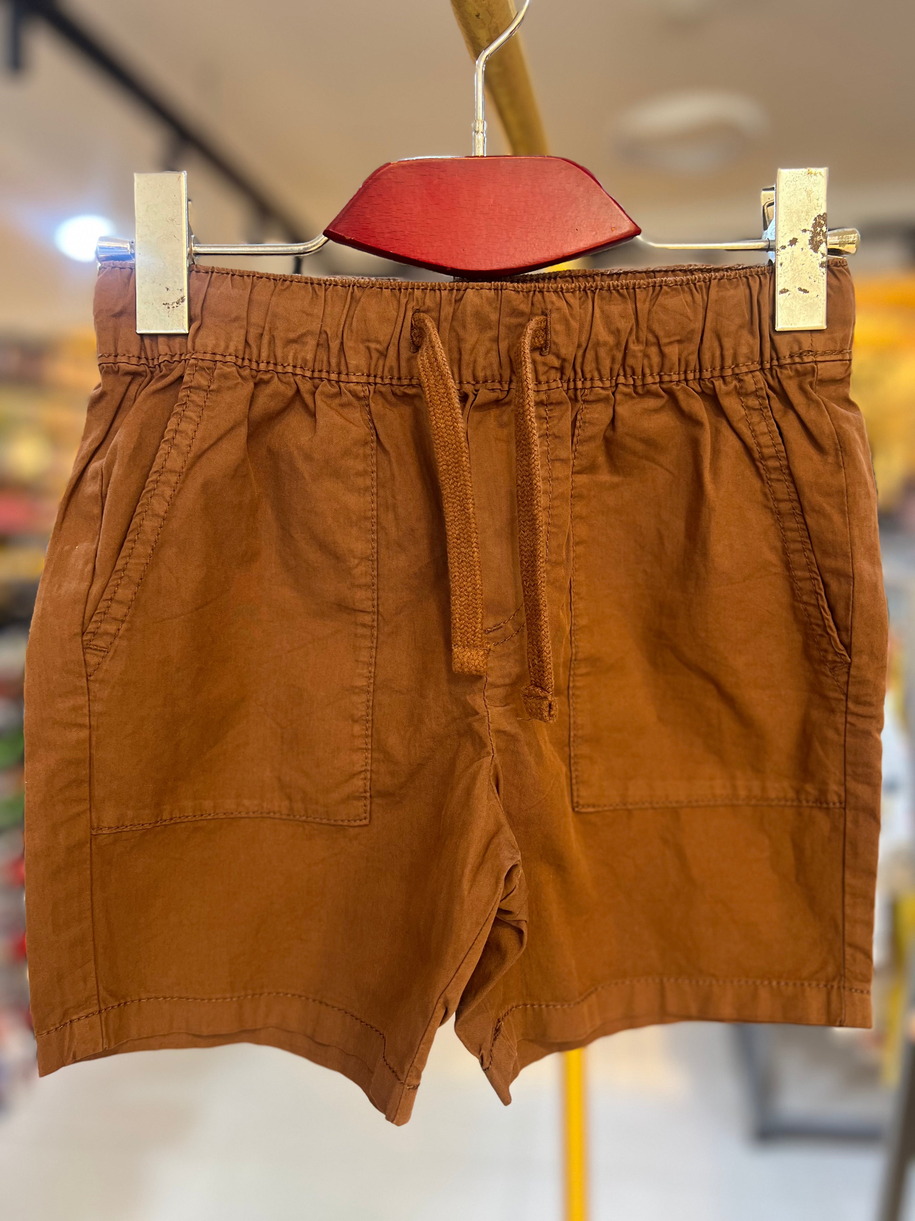 Premium Boys Casual Shorts Chocolate Brown-C423