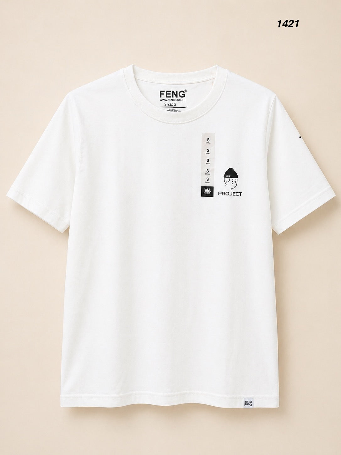 Gatsby Typography Printed T-Shirt for Men – Premium Cotton Regular Fit 1421 white