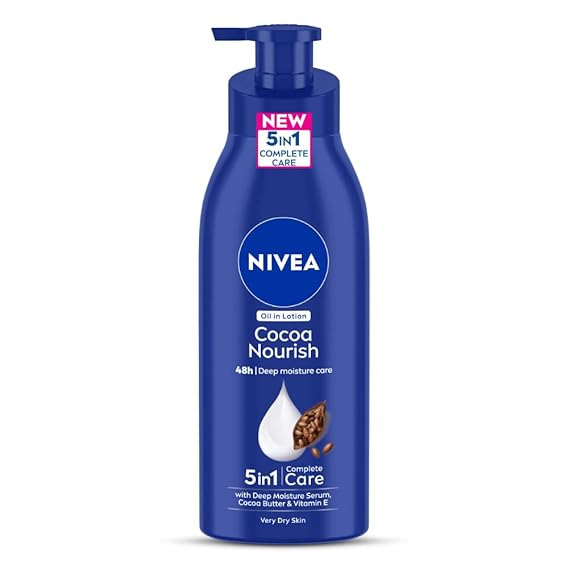 NIVEA Intensive Care Body Lotion – Body Milk & Cocoa Nourish (Moisture Care Collection)