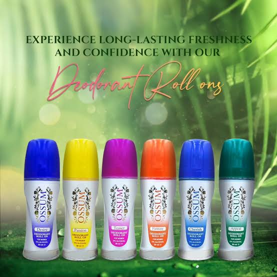 Ossum Women’s Deodorant Roll-On Collection