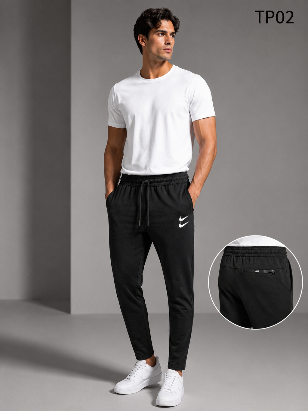 Premium Zipper Pocket Jogger Pant-TP02