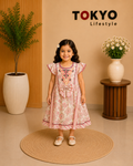 Baby Girls Floral Frock Dress Set with Bloomers (Pack of Variants) 339