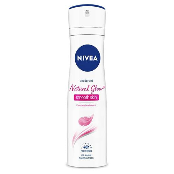 NIVEA Natural Glow Smooth Skin Deodorant Spray