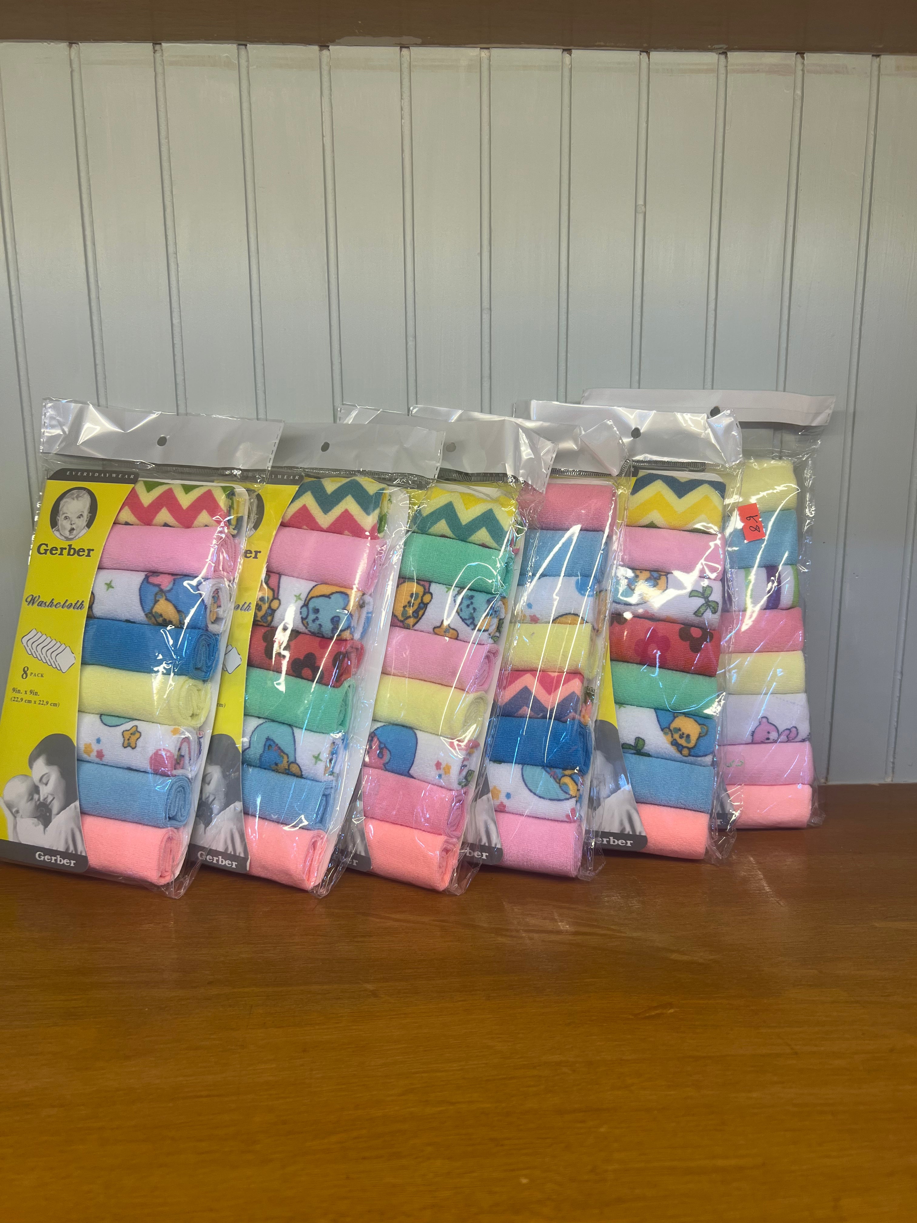 Gerber Baby Washcloth Set