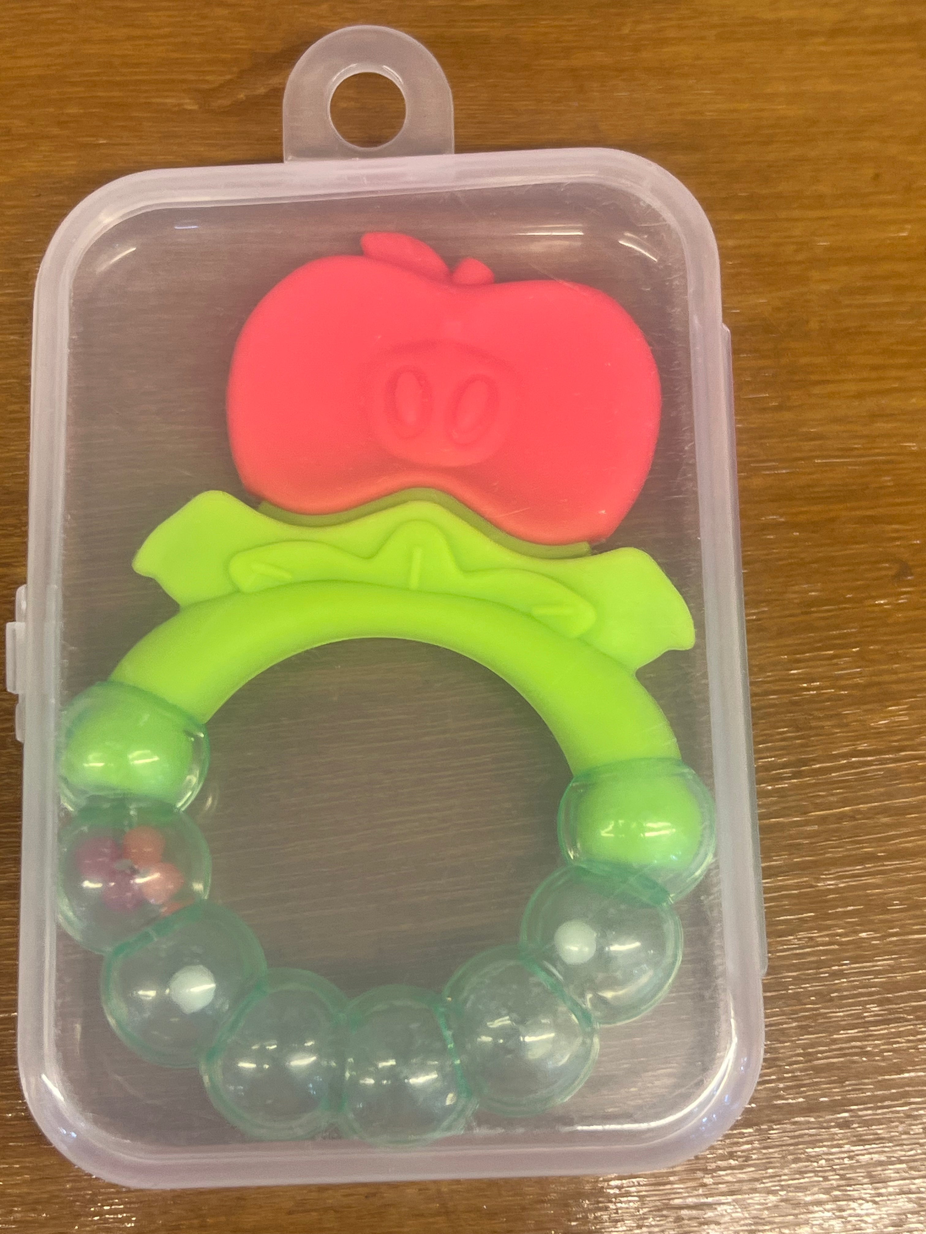 Baby Fruit Shape Teether with Beads