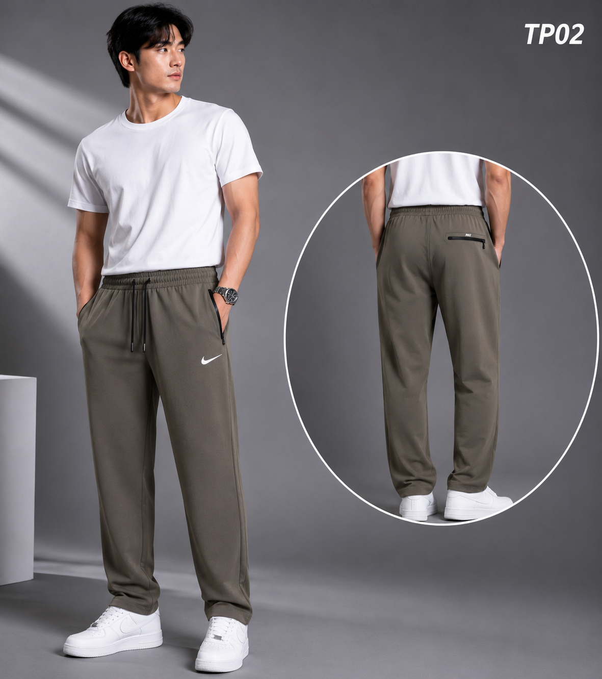 Premium Zipper Pocket Jogger Pant-TP02