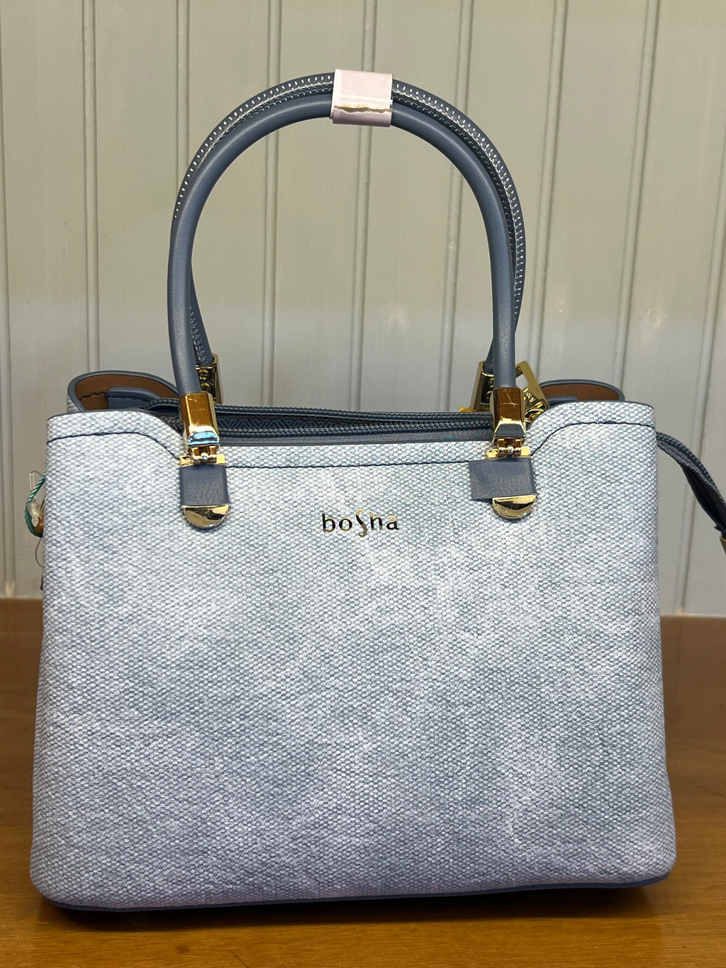 Women’s Structured Handbag with Detachable Shoulder Strap