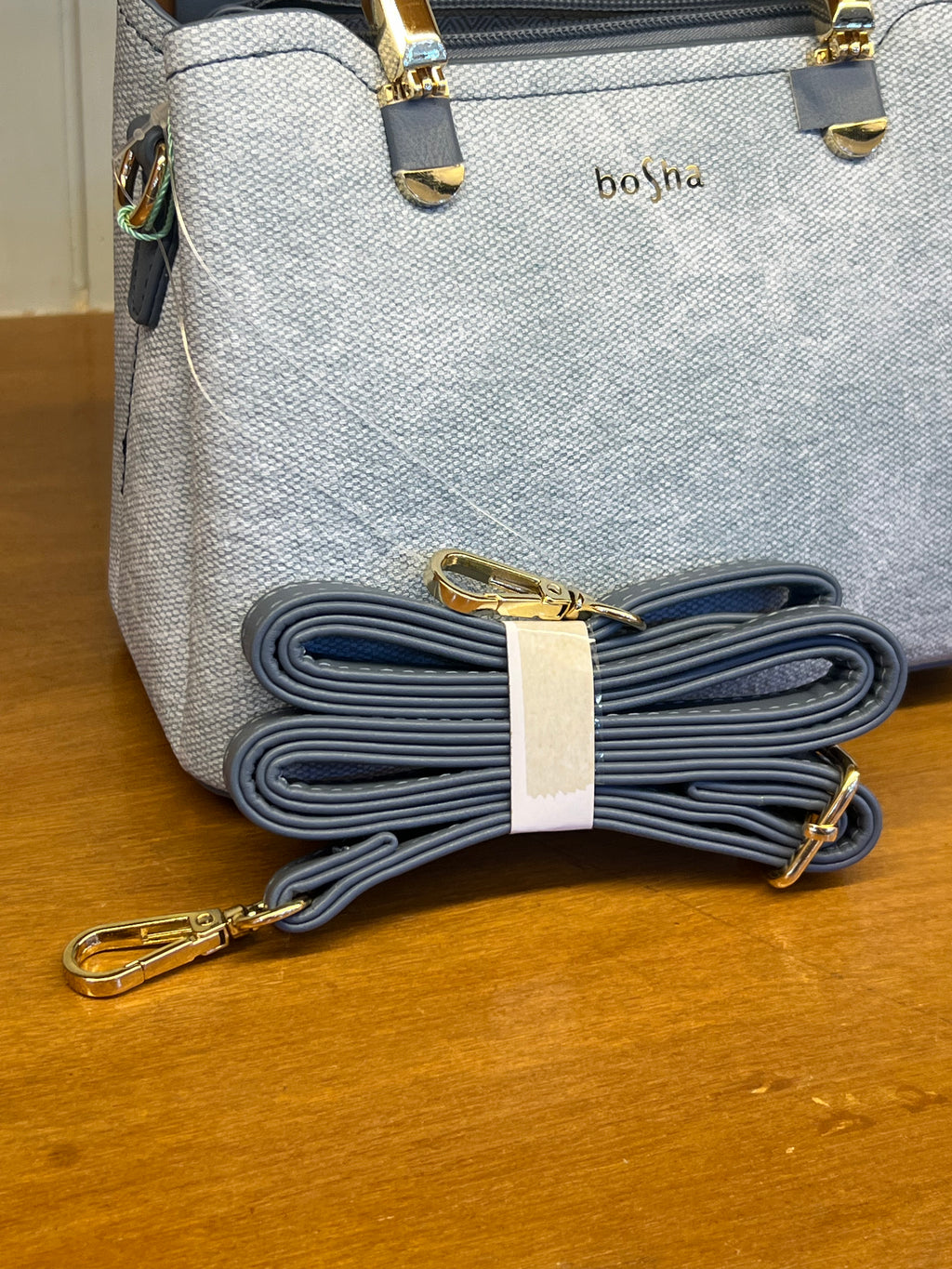 Women’s Structured Handbag with Detachable Shoulder Strap