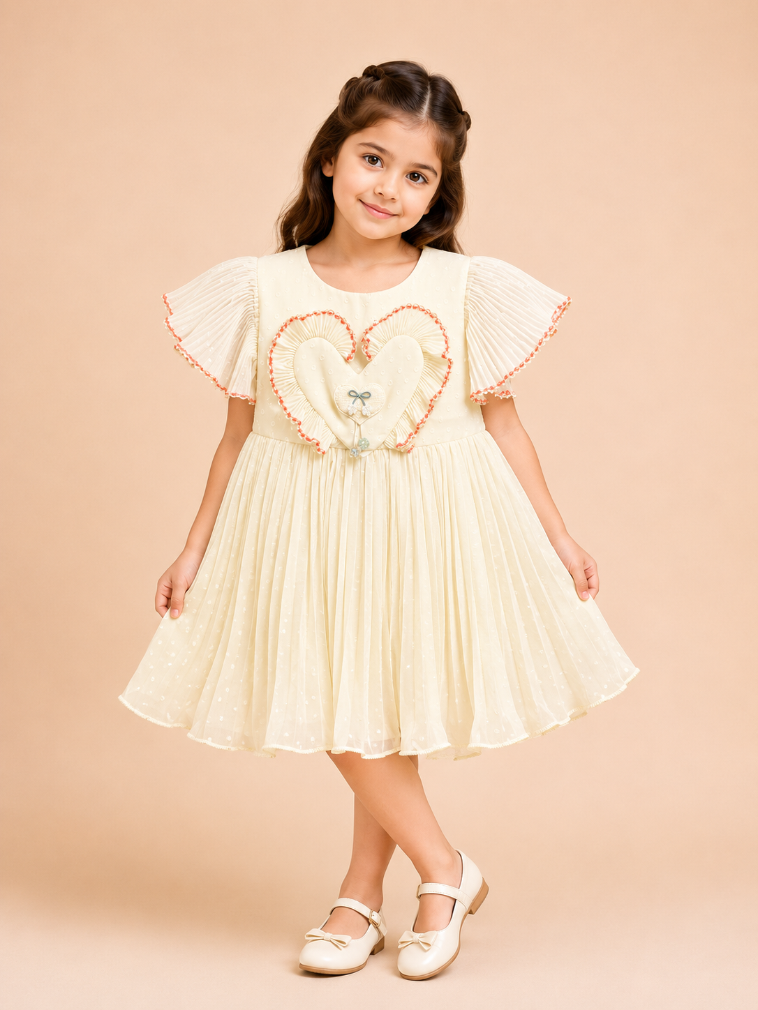 Baby Girls Net Frock Set with Bloomers 201