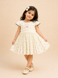 Baby Girls Floral Party Dress Set with Matching Bloomer 75
