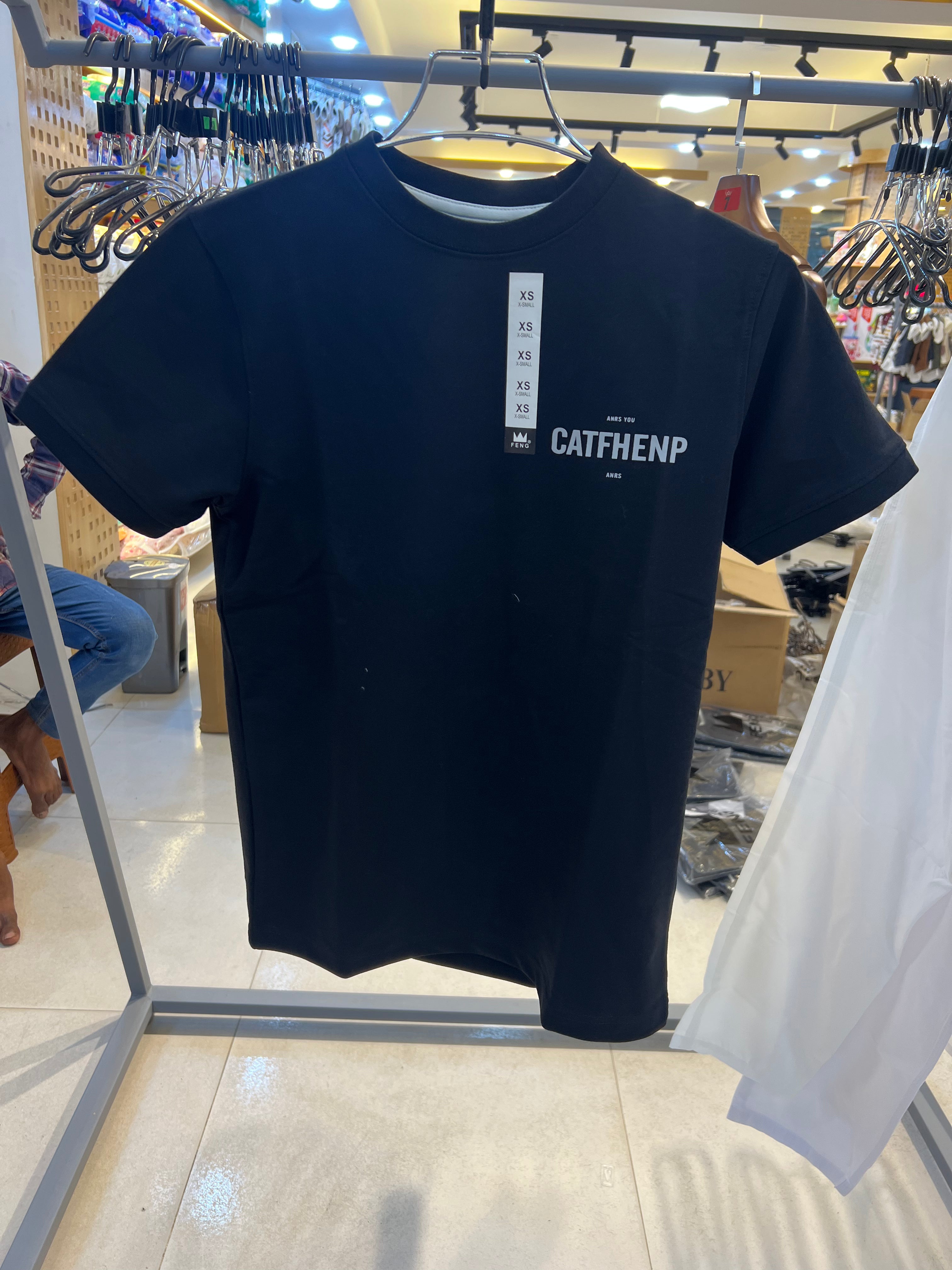 Gatsby Typography Printed T-Shirt for Men – Premium Cotton Regular Fit 1407 B - black