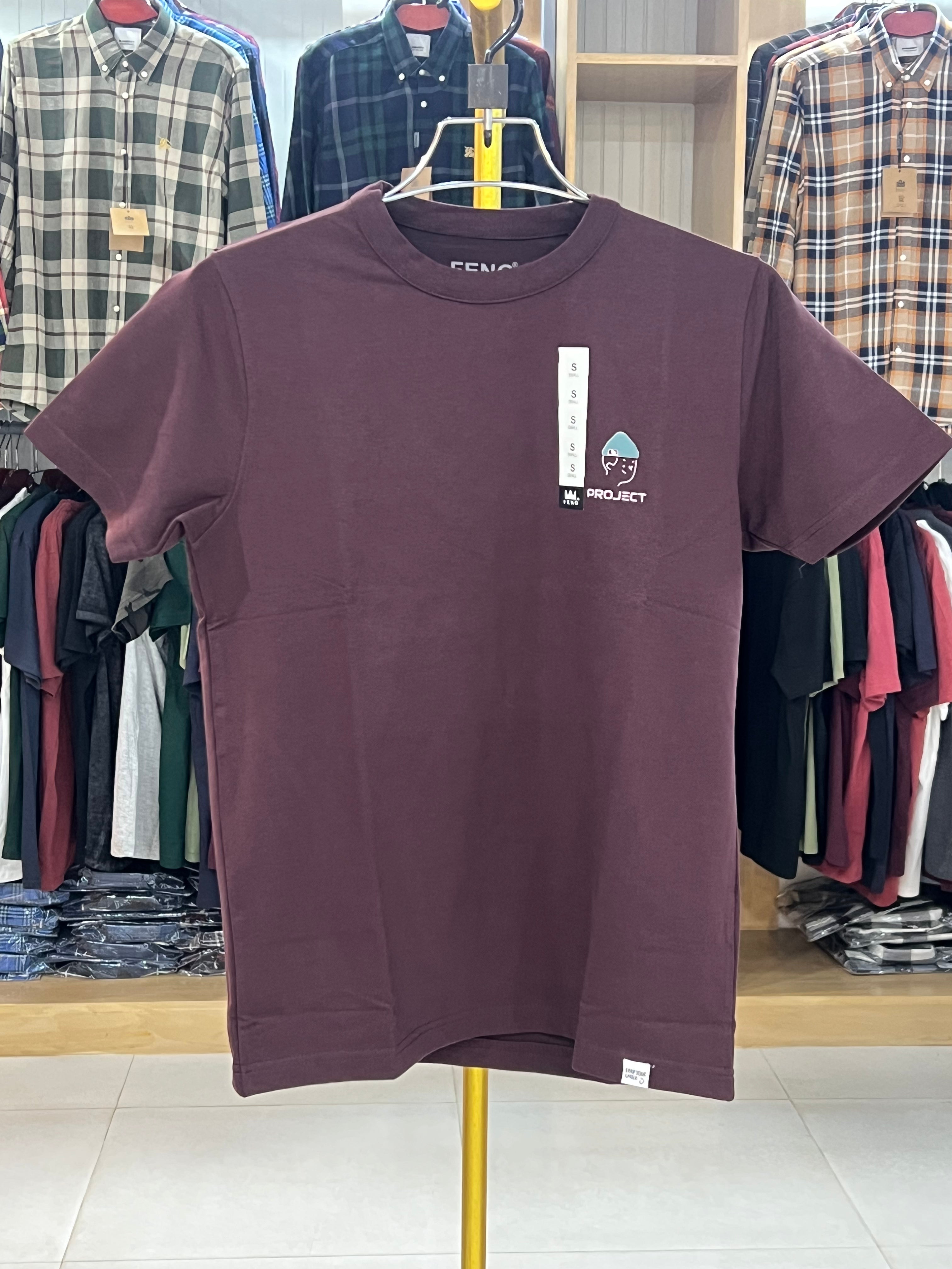 Gatsby Typography Printed T-Shirt for Men – Premium Cotton Regular Fit 1421 MAROON