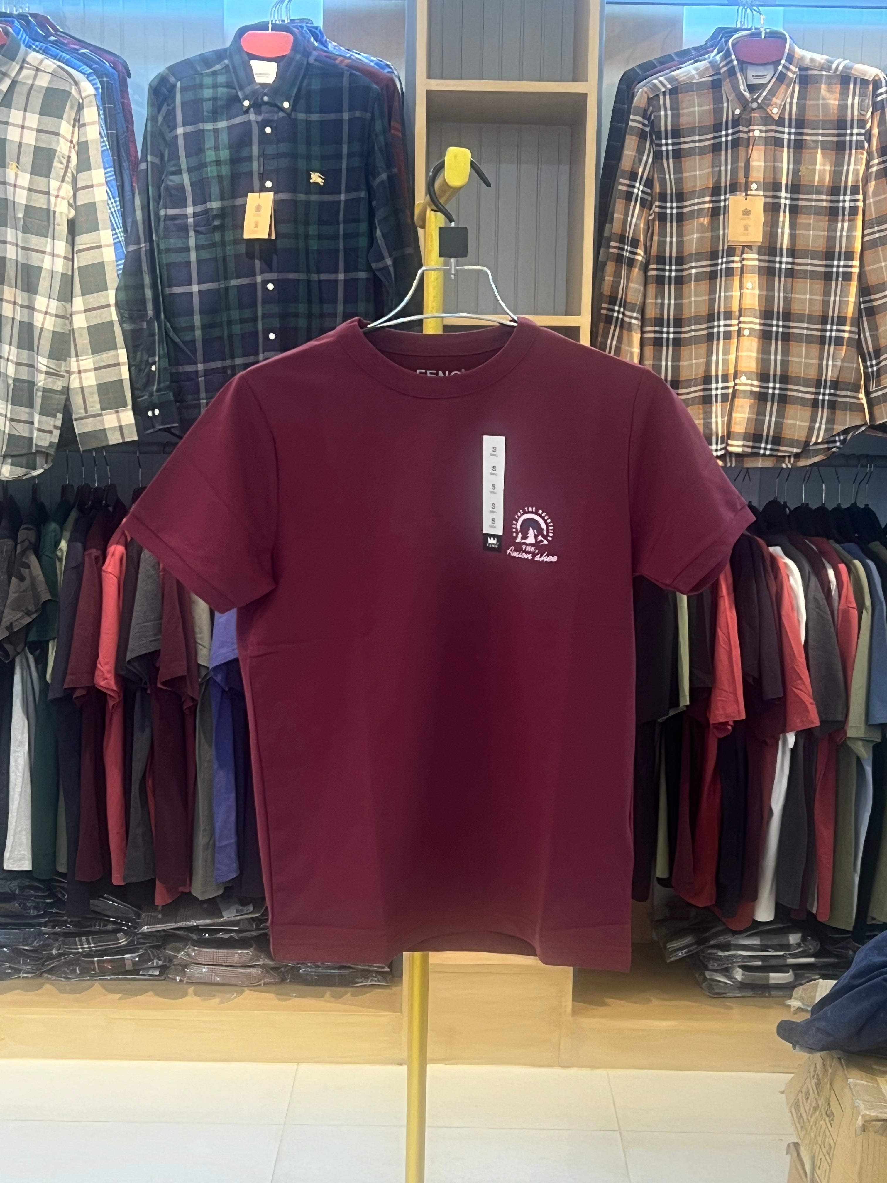 Gatsby Typography Printed T-Shirt for Men – Premium Cotton Regular Fit - 1424  RED