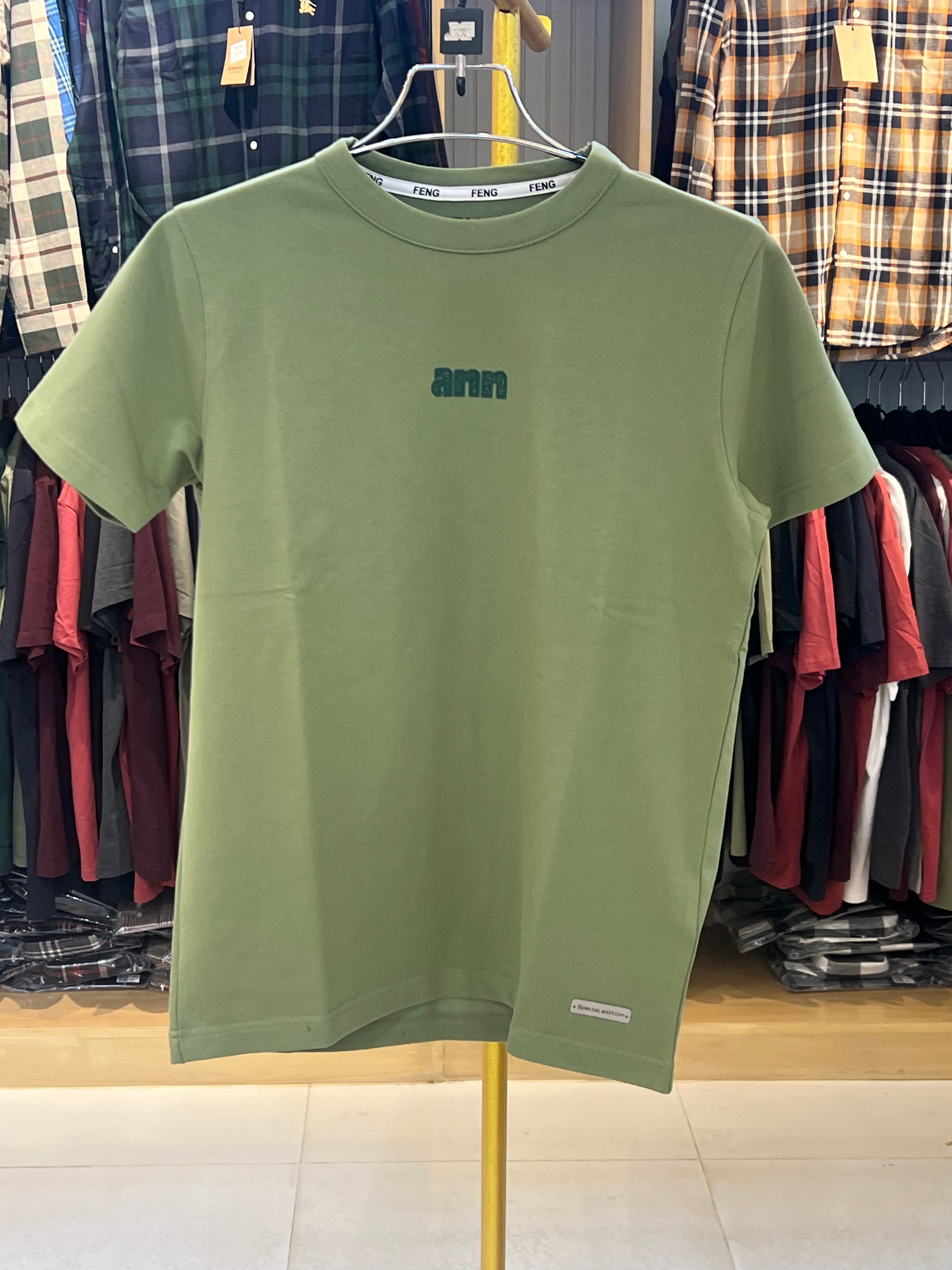 Gatsby Typography Printed T-Shirt for Men – Premium Cotton Regular Fit - 1425 D-PISTACHLC