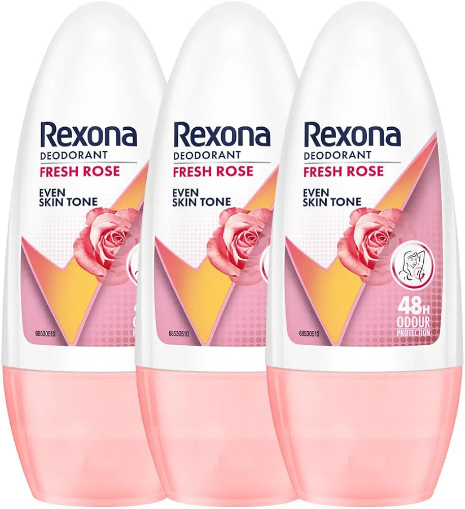 Rexona Roll-On Deodorant Collection – 48H/72H Protection (Men & Women Variants)