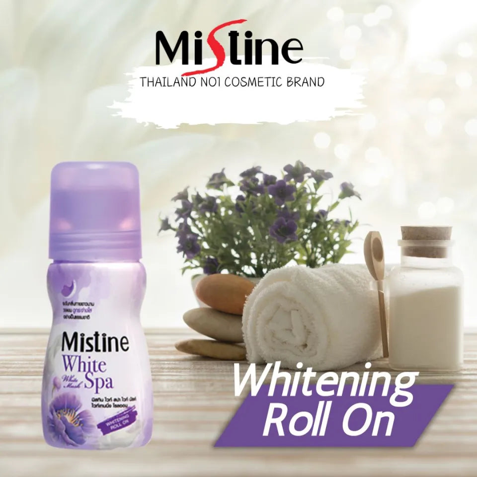 Mistine Roll-On Deodorant Collection – Whitening & Men Extra Variants (Thailand Cosmetic Brand)