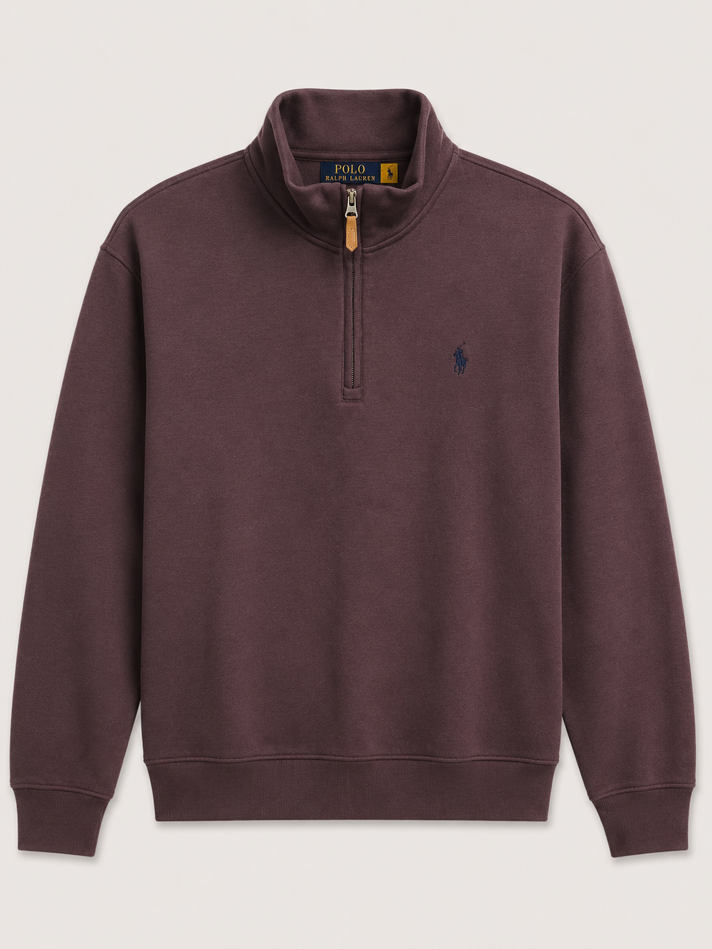 Premium Half Zip Pullover Jacket Coffee