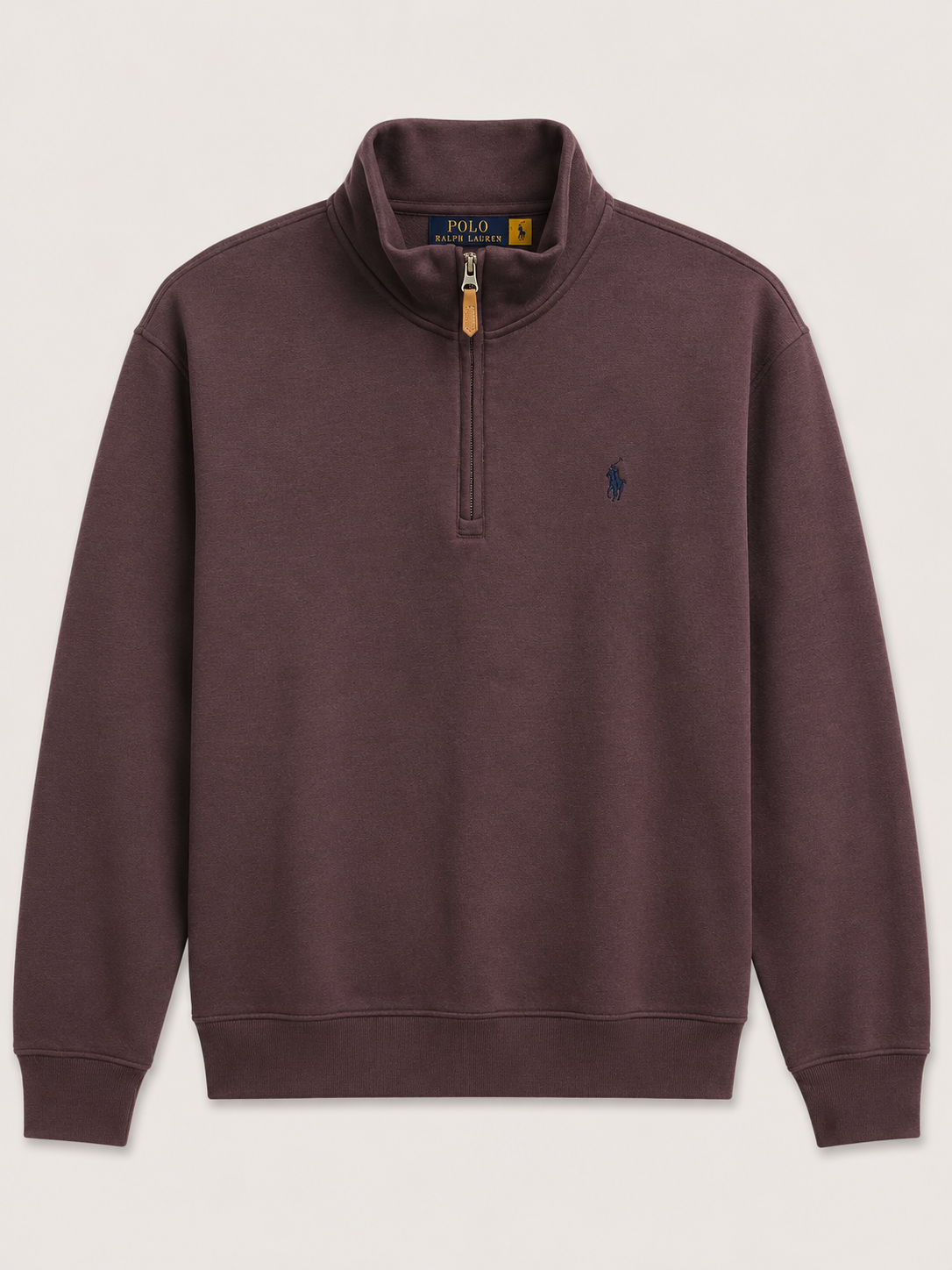 Premium Half Zip Pullover Jacket Coffee