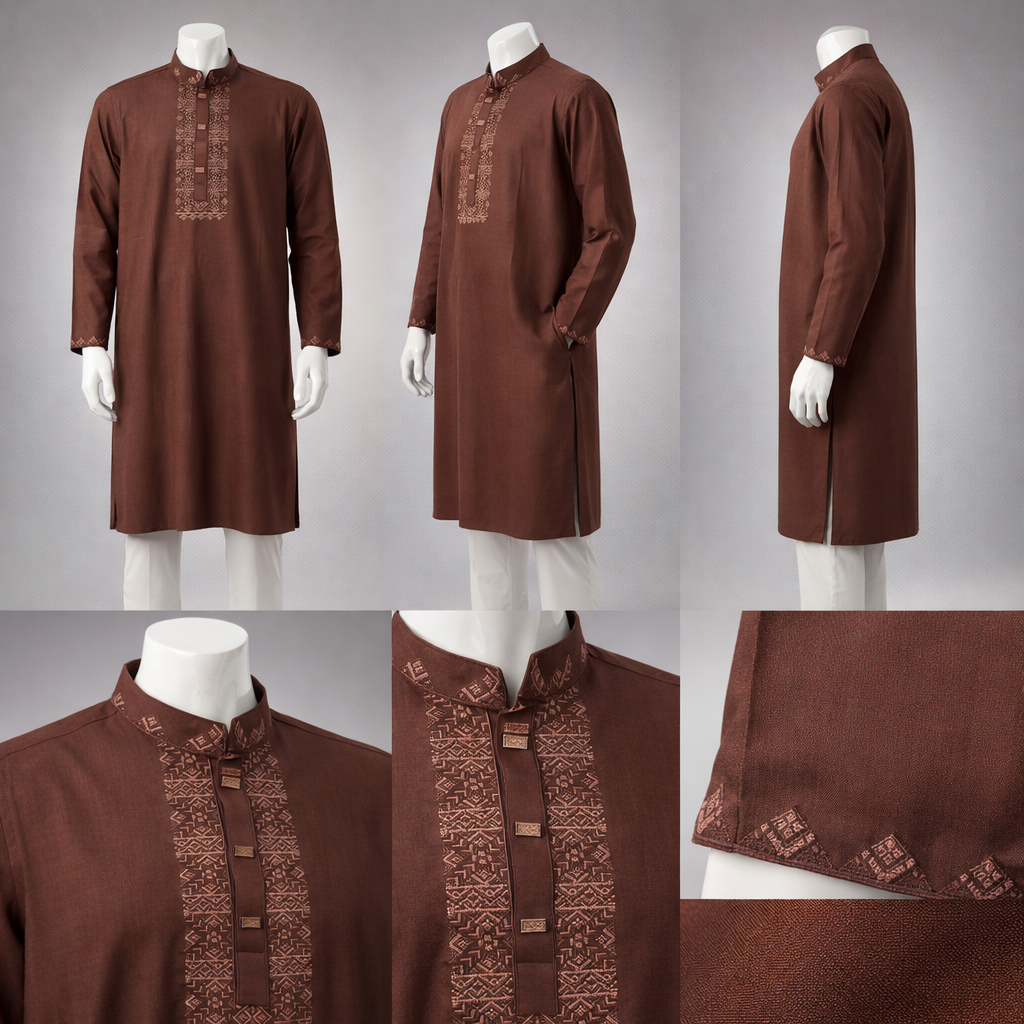 Premium Embroidery Panjabi for Men 702