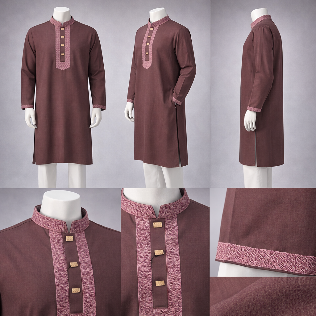 Premium Embroidery Panjabi for Men 708