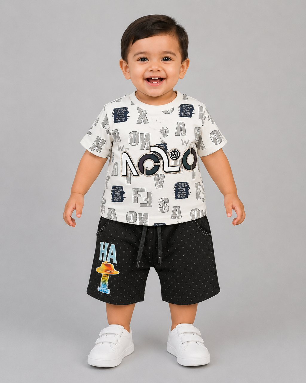 Boys Printed T-Shirt & Jogger Pant Set 104/105/106ok🆗