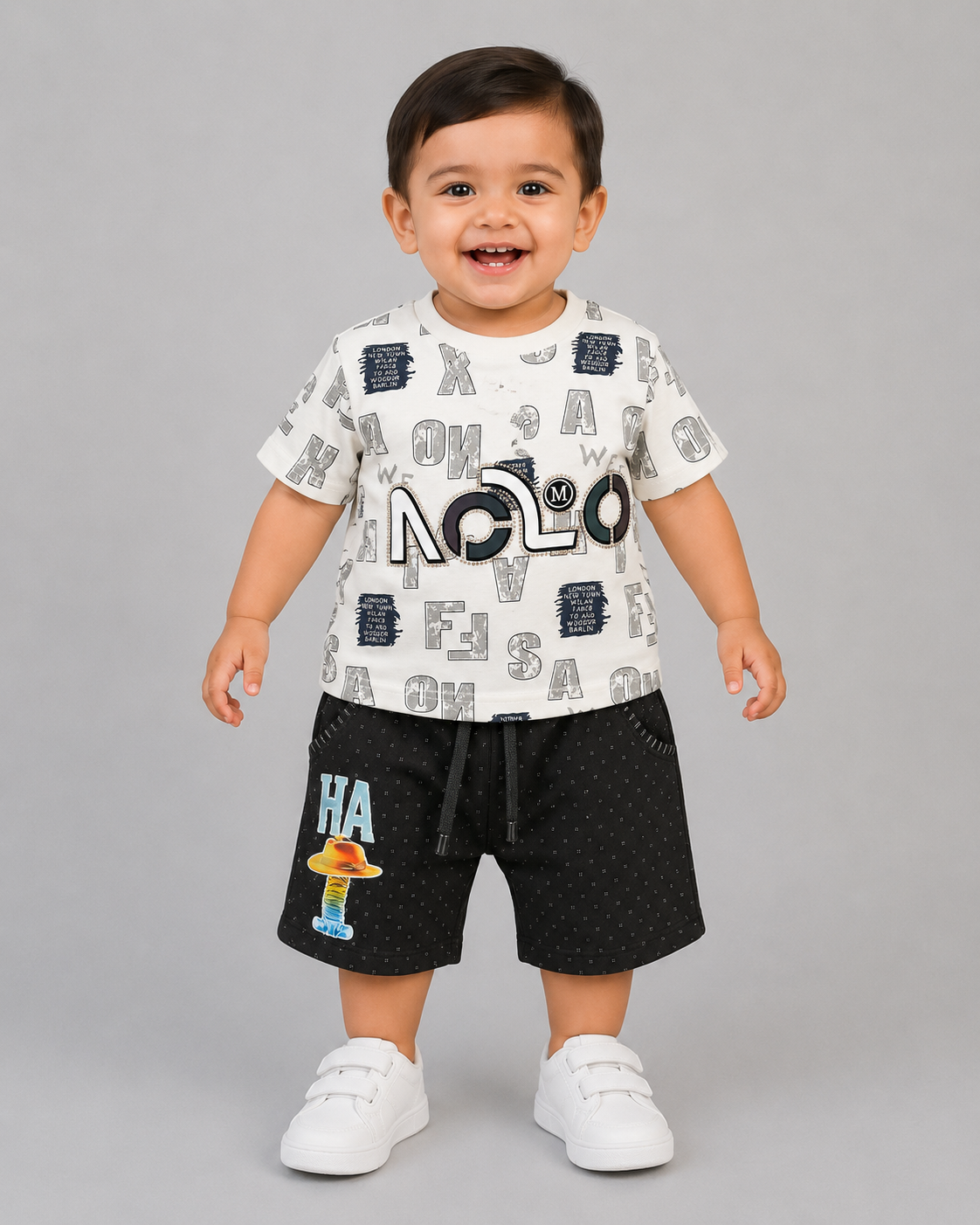 Boys Printed T-Shirt & Jogger Pant Set 104/105/106ok🆗