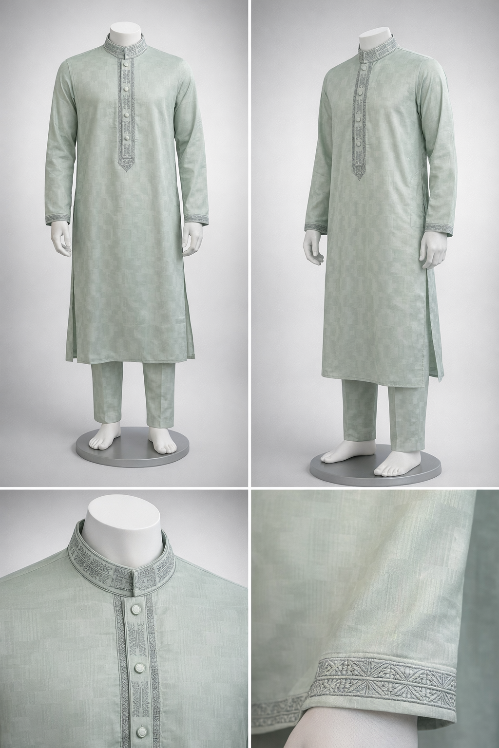 Luxury embroidery Panjabi with premium finish 405