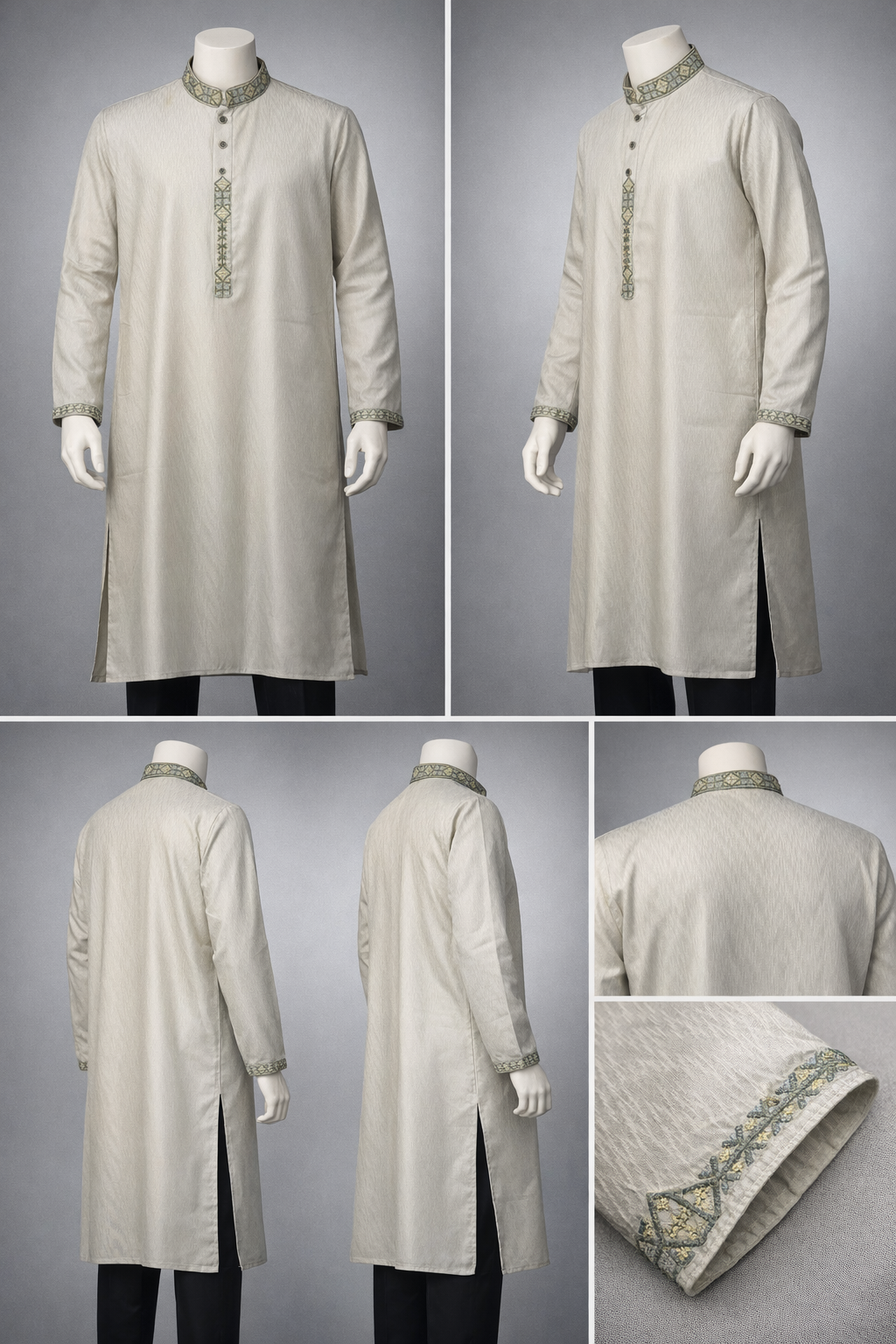 Luxury embroidery Panjabi with premium finish 510