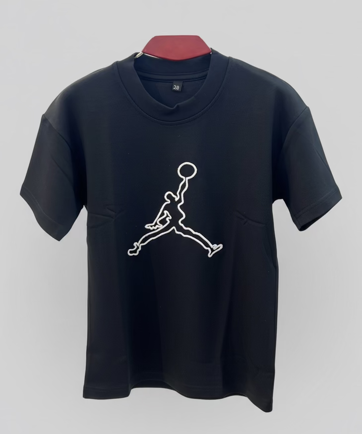 Kids Black Jumpman Graphic T-Shirt KD1 size 28