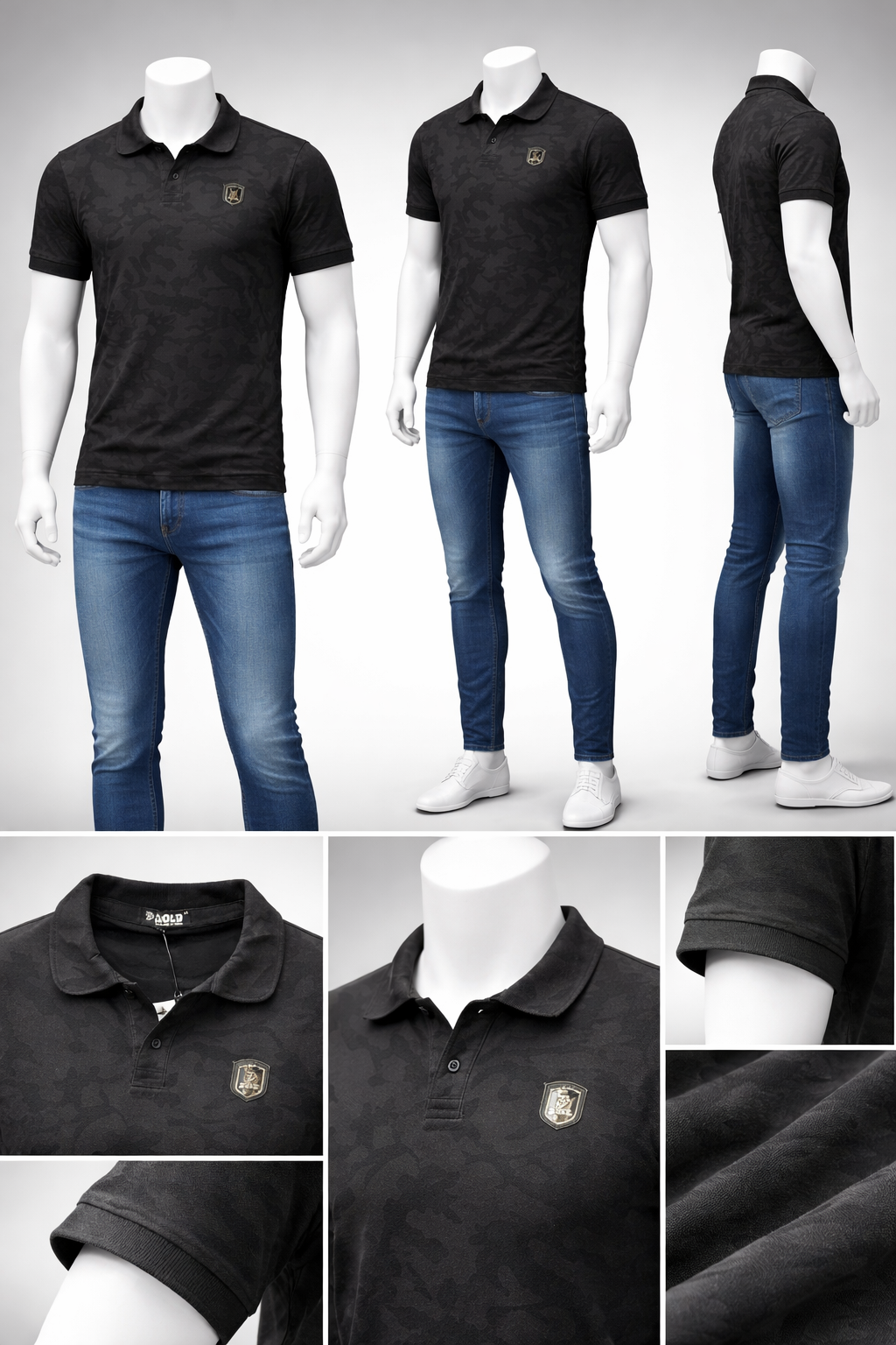 Men's Premium Polo Shirt  –  Design 1001