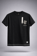 Gatsby Oversized T-Shirt for Men – Premium Stretch Cotton  1408 A black