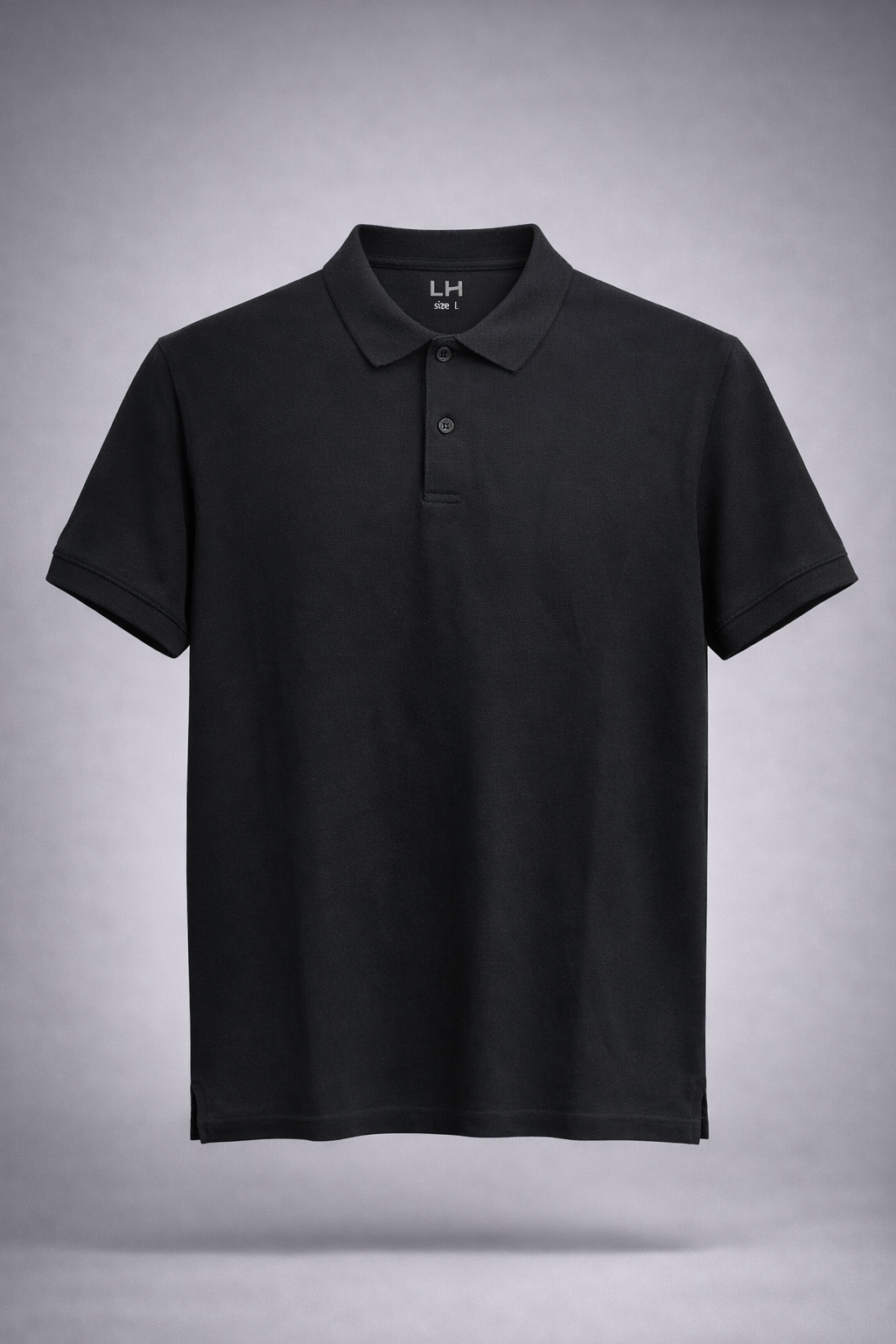 GATSBY MENS POLO T-SHIRT 007 _LH - Black