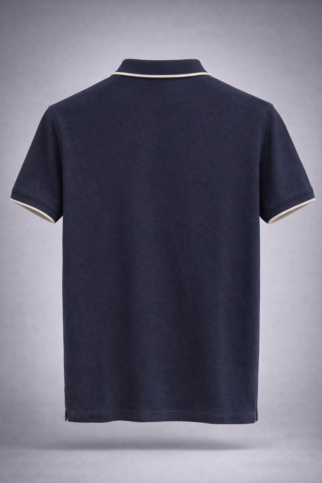 GATSBY Men’s Classic Blue Polo Shirt with Contrast Trim