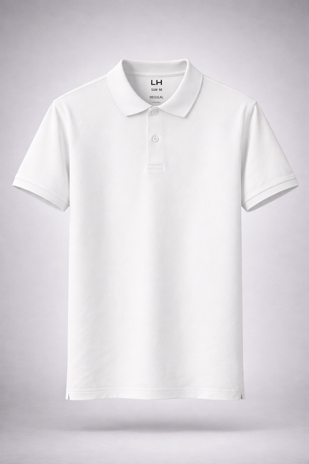 GATSBY MENS POLO T-SHIRT 007 _LH - White