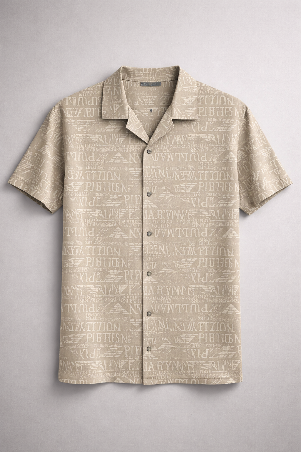 Men's Premium Open collar Shirt –  Jacquard 1007