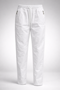 Men’s Classic White Cotton Stretch Trouser W1001
